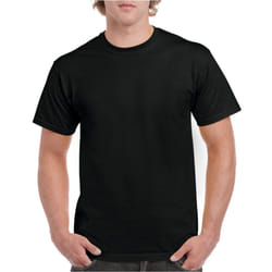 Gildan Hammer Unisex Adult Cotton Classic T-Shirt - L, Black