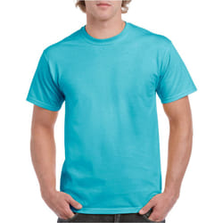 Gildan Hammer Unisex Adult Cotton Classic T-Shirt - XL, Lagoon Blue