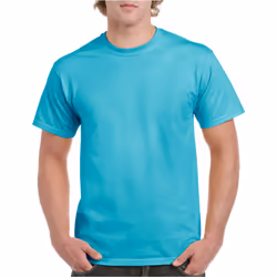 Gildan Hammer Unisex Adult Cotton Classic T-Shirt - XXL, Lagoon Blue