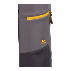 Trespass Childrens/Kids Hurry Hiking Trousers - 5-6 Years, Storm Grey/Yellow Sulphur