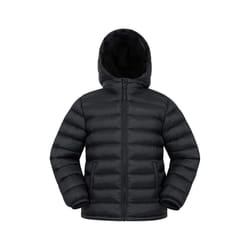 Mountain Warehouse Childrens/Kids Seasons Faux Fur Lined Padded Jacket - 3-4 Years, Black