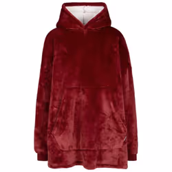 Trespass Unisex Adult Cosiness Oversized Hoodie Blanket - One Size, Dark Cherry