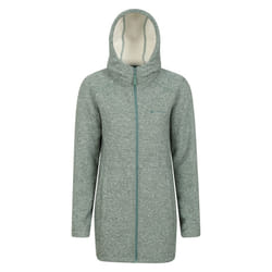 Mountain Warehouse Womens/Ladies Mallaig Longline Fleece Jacket - 10 UK, Light Khaki