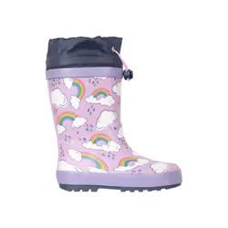 Mountain Warehouse Childrens/Kids II Rainbow Winter Wellington Boots - 8 UK Child, Lilac