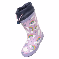 Mountain Warehouse Childrens/Kids II Rainbow Winter Wellington Boots - 9 UK Child, Lilac