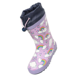 Mountain Warehouse Childrens/Kids II Rainbow Winter Wellington Boots - 9 UK Child, Lilac