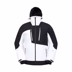 Mountain Warehouse Mens Supernova Waterproof Ski Jacket - XXL, Blue/Off White