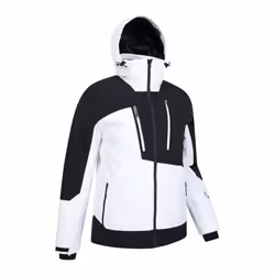 Mountain Warehouse Mens Supernova Waterproof Ski Jacket - XXL, Blue/Off White