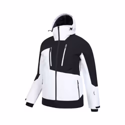 Mountain Warehouse Mens Supernova Waterproof Ski Jacket - XXL, Blue/Off White