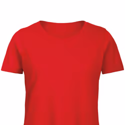 B&C Womens/Ladies Organic T-Shirt - XS, Red