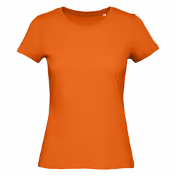 B&C Womens/Ladies Organic T-Shirt - L, Urban Orange