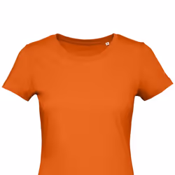 B&C Womens/Ladies Organic T-Shirt - L, Urban Orange