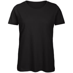 B&C Womens/Ladies Organic T-Shirt - XS, Black