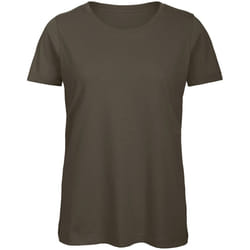B&C Womens/Ladies Organic T-Shirt - XXL, Khaki Green