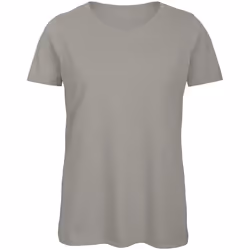 B&C Womens/Ladies Organic T-Shirt - S, Light Grey