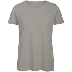 B&C Womens/Ladies Organic T-Shirt - S, Light Grey