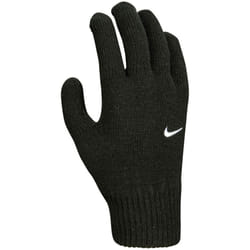 Nike Childrens/Kids Knitted Swoosh Winter Gloves - L-XL, Black/White
