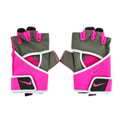 Nike Womens/Ladies Gym Premium Sport Fingerless Gloves - XS, Pewter/Pinksicle