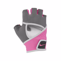 Nike Womens/Ladies Gym Premium Sport Fingerless Gloves - XS, Pewter/Pinksicle