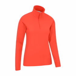 Mountain Warehouse Womens/Ladies Camber II Fleece Top - S, Active Red