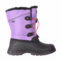 Mountain Warehouse Childrens/Kids Whistler Adaptive Snow Boots - 13 UK Child, Dark Purple