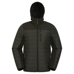 Mountain Warehouse Mens Turbine II Softshell Padded Jacket - M, Khaki Green