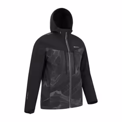 Mountain Warehouse Mens Illuminate II Soft Shell Jacket - S, Black