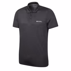 Mountain Warehouse Mens Fairway IsoCool Polo Shirt - XS, Black