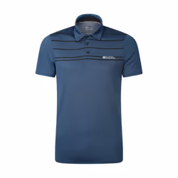 Mountain Warehouse Mens Away IsoCool Polo Shirt - XXS, Blue