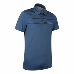Mountain Warehouse Mens Away IsoCool Polo Shirt - XXS, Blue