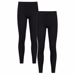 Mountain Warehouse Mens Merino Wool Base Layer Bottoms (Pack of 2) - XS, Black