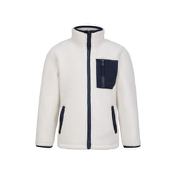 Mountain Warehouse Childrens/Kids Atlas Borg Full Zip Fleece Jacket - 3-4 Years, Beige