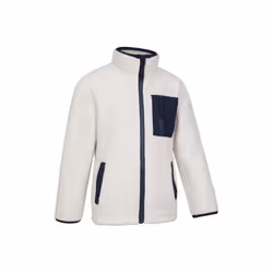 Mountain Warehouse Childrens/Kids Atlas Borg Full Zip Fleece Jacket - 3-4 Years, Beige