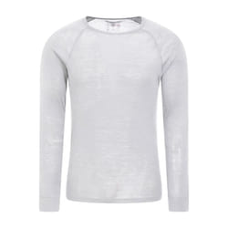 Mountain Warehouse Mens Merino Wool Thermal Top - 4XL, White