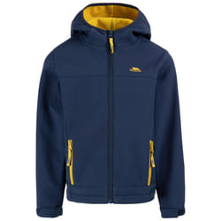 Trespass Childrens/Kids Faster Soft Shell Jacket - 2-3 Years, Navy/Yellow Sulphur