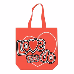 The Beatles Love Me Do Cotton Tote Bag