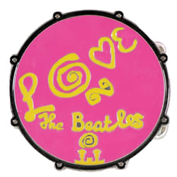 The Beatles Love Drum Belt Buckle - One Size, Pink
