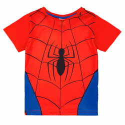 Spider-Man Boys Logo Short Pyjama Set - 7-8 Years, Blue/Red