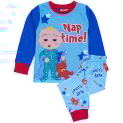 Cocomelon Boys Nap Time Long-Sleeved Pyjama Set - 18-24 Months, Blue/Red
