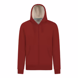 Mountain Warehouse Mens Dalton Borg Lined Full Zip Hoodie - XXL, Rust