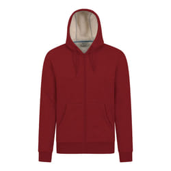 Mountain Warehouse Mens Dalton Borg Lined Full Zip Hoodie - XXL, Rust
