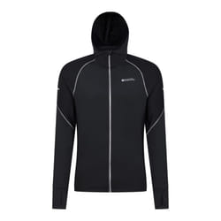 Mountain Warehouse Mens Control II Running Hoodie - XS, Black