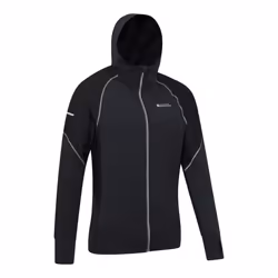 Mountain Warehouse Mens Control II Running Hoodie - XS, Black