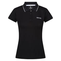 Regatta Womens/Ladies Maverick V Polo Shirt - 18 UK, Black