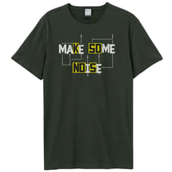 Amplified Mens Make Some Noise T-Shirt - 3XL, Charcoal