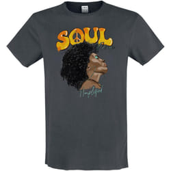 Amplified Mens Soul Music T-Shirt - XS, Charcoal