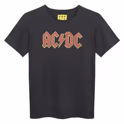 Amplified Childrens/Kids AC/DC Logo T-Shirt - 3-4 Years, Charcoal