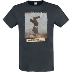 Amplified Mens Keep It Old School T-Shirt - 3XL, Charcoal
