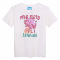 Amplified Childrens/Kids Animal Balloon Pink Floyd T-Shirt - 3-4 Years, Vintage White