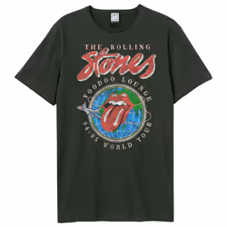Amplified Mens Voodoo Lounge Tour The Rolling Stones T-Shirt - 3XL, Charcoal